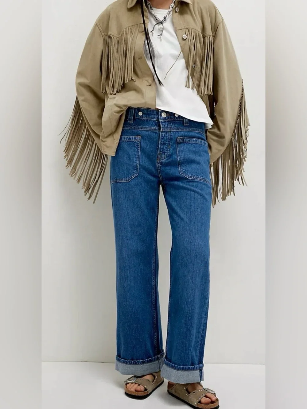 We the Free Palmer Cuffed Jeans - Picture 3 of 9